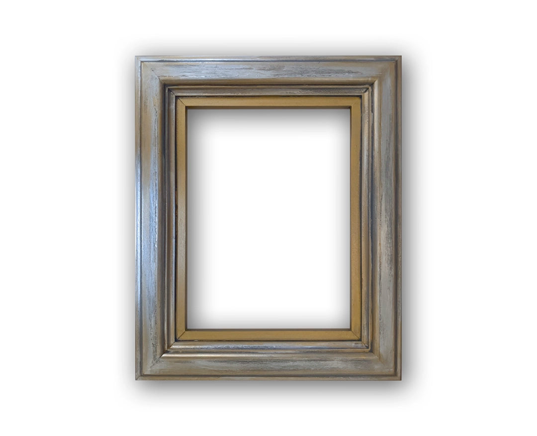 Artivare Handcrafted Wooden Frame 9x12- silver and gold