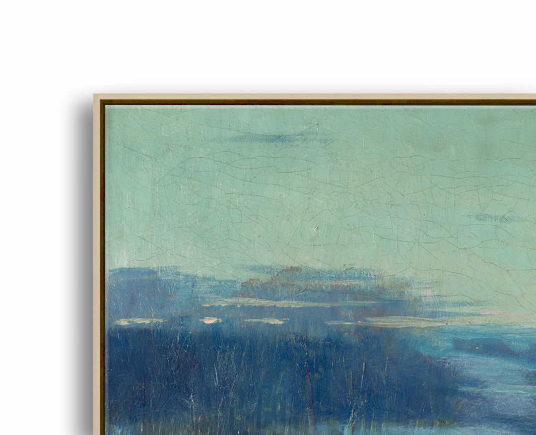 Stream in Snowy Field