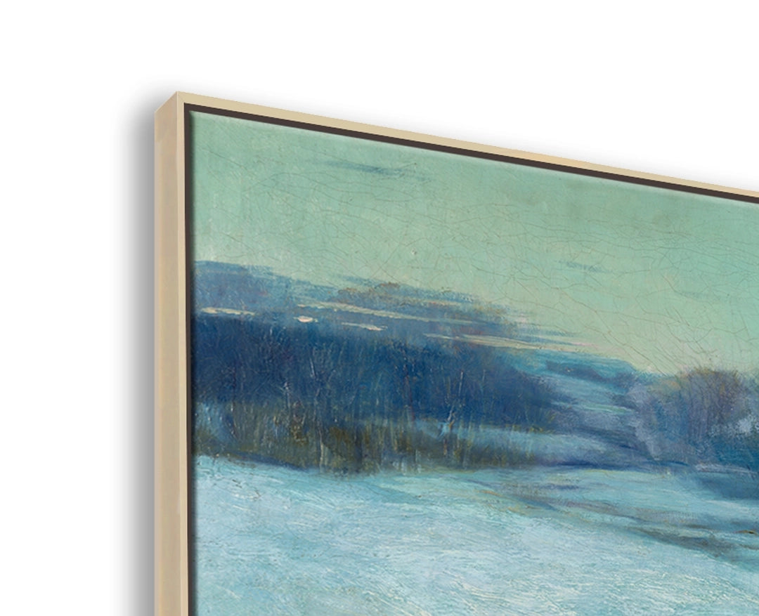 Stream in Snowy Field