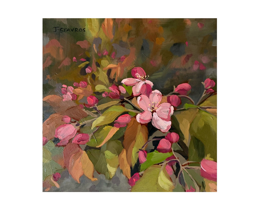 Blossom of the Crabapple  — 12"x 12"