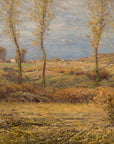 Artivare Fine Art Print of a painting of a landscape with trees and open field in the fall
